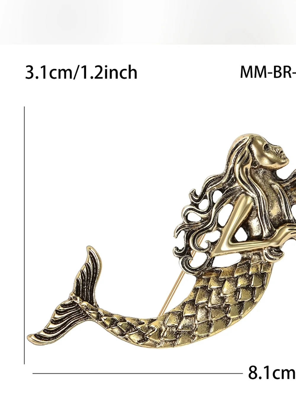 VQ Mermaid Brooch